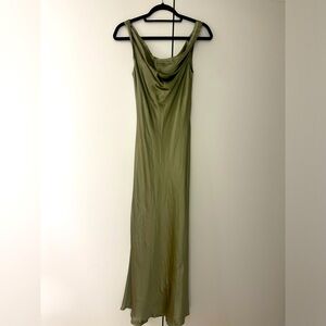 NWT Bryn silk charmeuse midi dress size 0